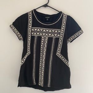 Lucky Brand Embroidered Tee